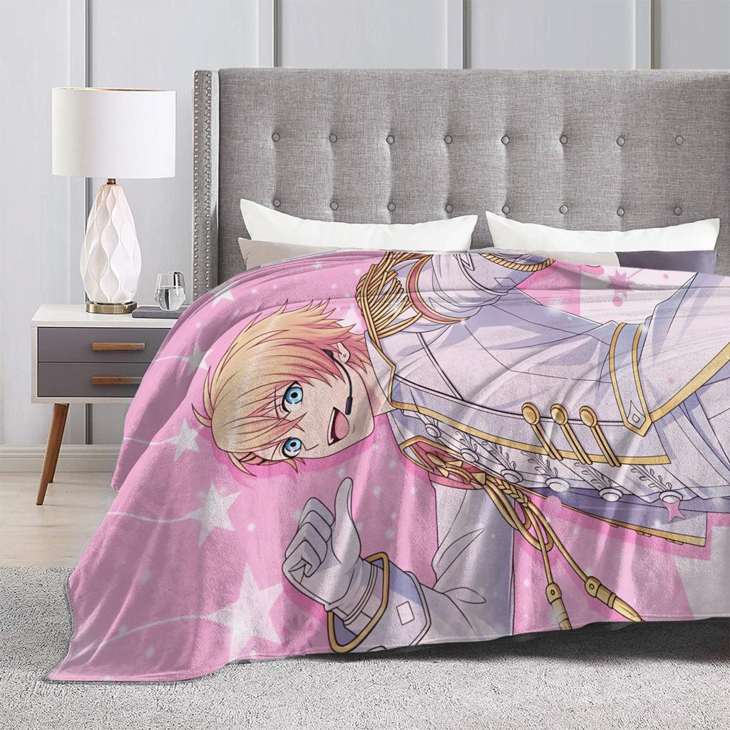 U-Uta No Prince-sama Hijirikawa Masato   Throw Blanket  Flannel Bedspread For Couch Chair Sofa Bed Funny Sofa Bed Cover