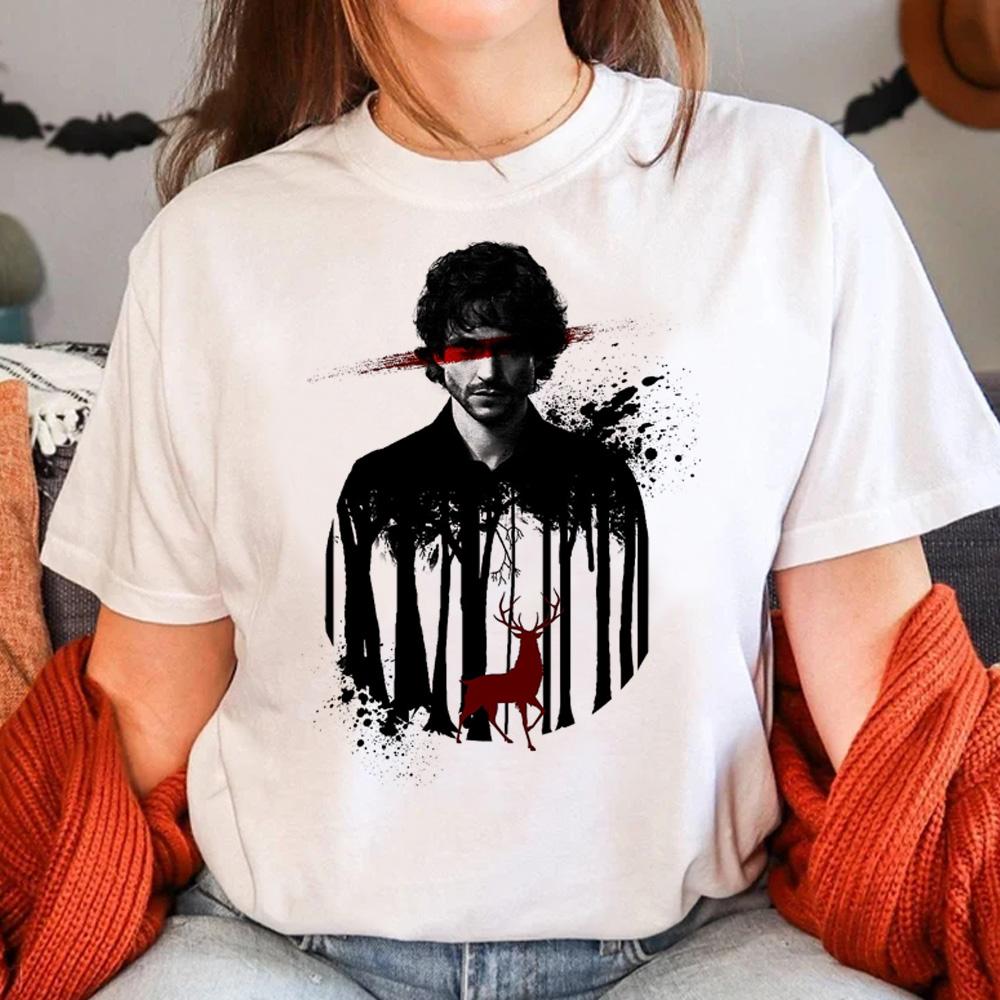 Hannibal tshirt women summer Y2K comic t-shirts girl funny clothes