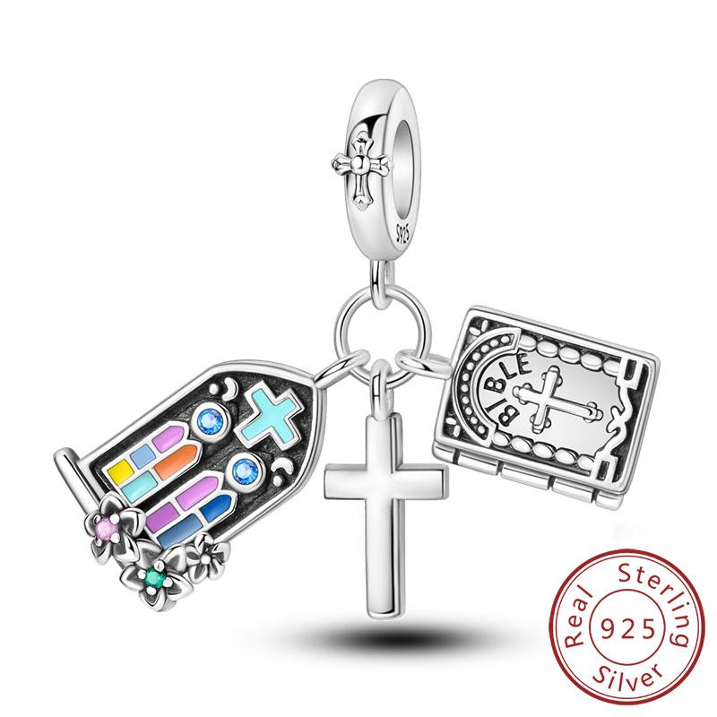 New Copper Charms Beads Pendants Sun Moon Stars Magic Tarot Charms Fit Original Bracelets Women Fine Jewelry Gifts