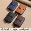 For BYD PU Leather Credit RFID Card Case Holder Men's Zipper Wallet F3 E6 Yuan Plus Atto F0 G3 I3 Ea1 Song Max Tang F3 2din