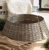 Christmas Tree Base Decorations: Skirt & Basket Set