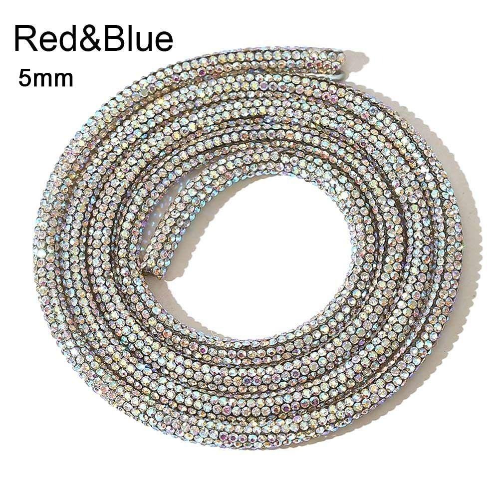 Bracelet Shoes Bags Shoelace Full Rhinestone Pipe Rhinestone Rope Rhinestone Glass Crystal Cord