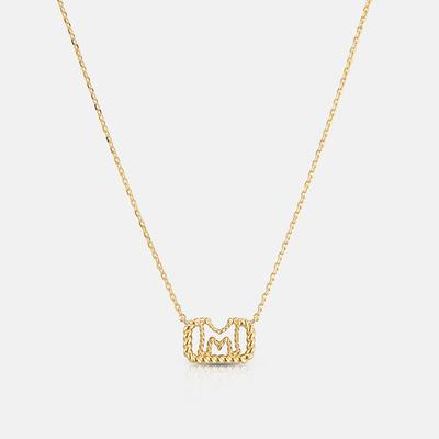 Cornice Gold Silver Necklace A201Sn1010Ypa 42Cm