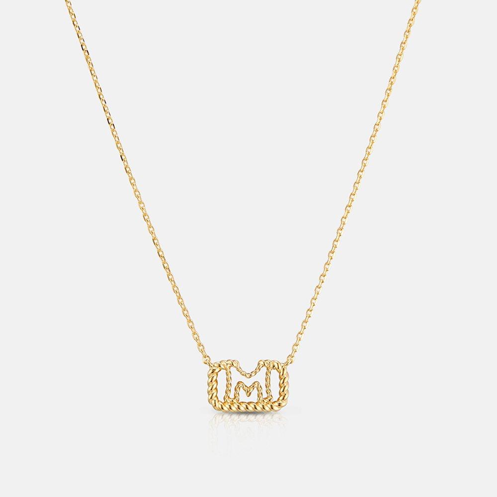 Cornice Gold Silver Necklace A201Sn1010Ypa 42Cm