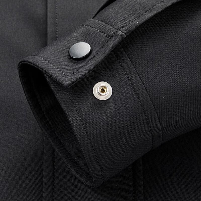 JOVO Men's Easy Care Stand-Collar Casual Jacket