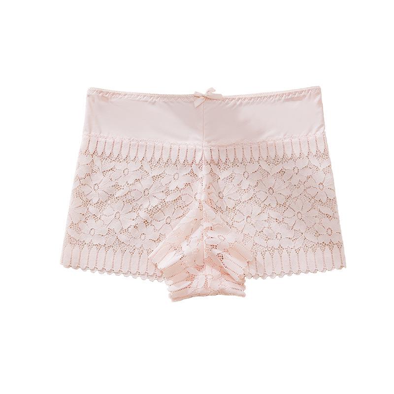 Sexy Lace Mid-Waist Hip-Wrapped Breathable Boxer Briefs for Women