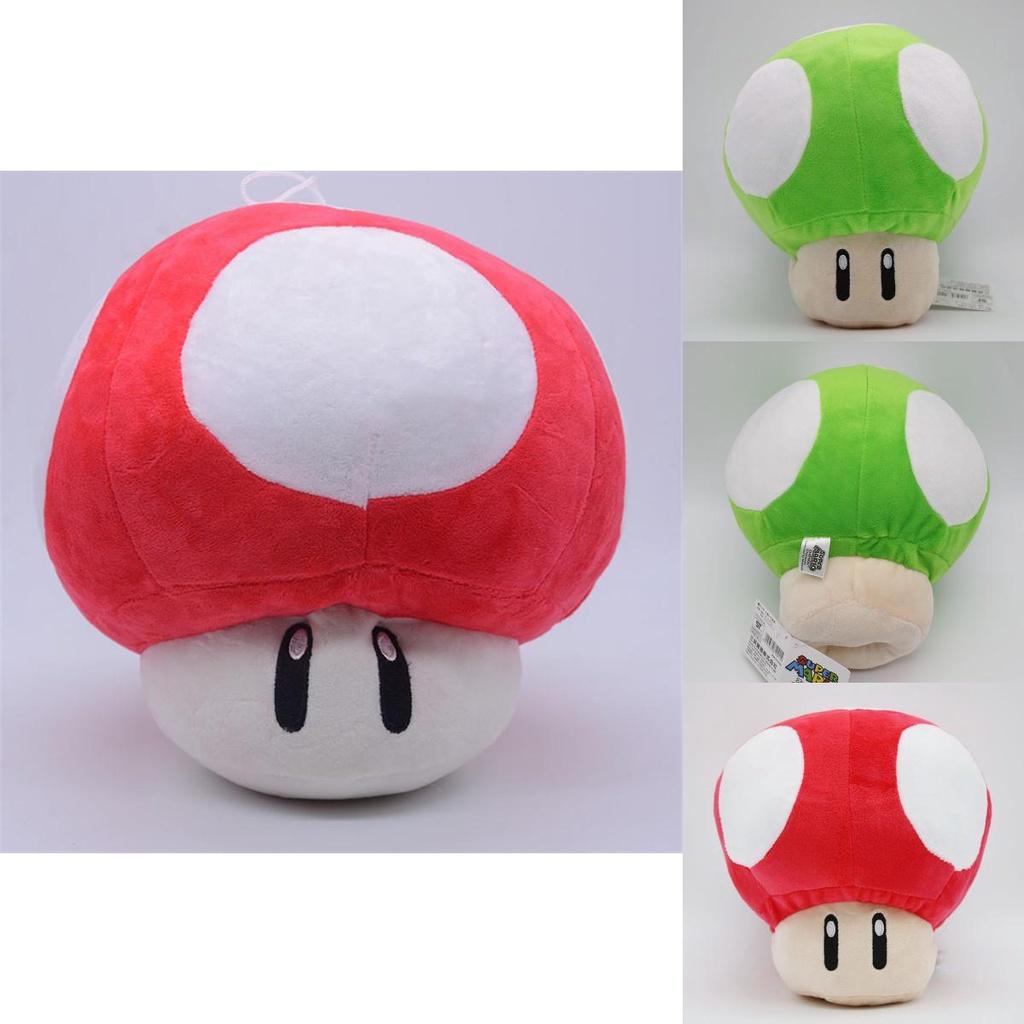 Adorable Super Mario Plush Toy Mushroom Doll In Colorful Designs For Kids' Joy