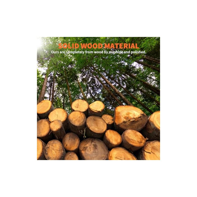NOLITOY Wooden Balls, 9cm Diameter, Set of 2. Made from solid wood. Perfect for crafts, woodworking, DIY projects, tole painting, decorations,
