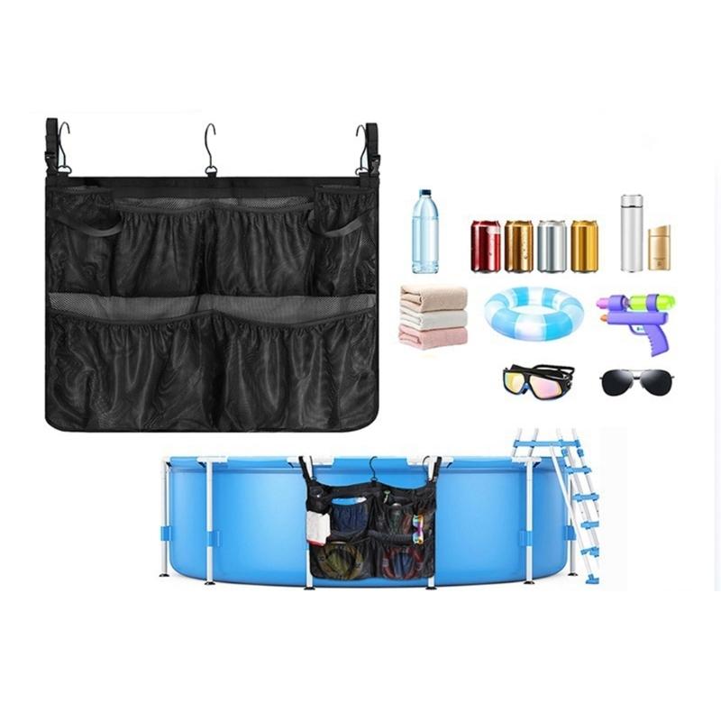 Convenient Swimming Gears Hanging Storage Pouches Waterproof Materials Fabric Space Saving Designs for Outdoor Use
