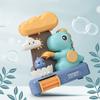 Interactive cartoon dinosaur bath toy for infants and young children, with suction cups, a good bathroom wall mounted shower toy
