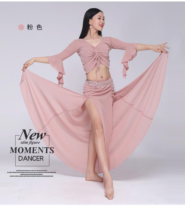 New Belly Dance Top Set Oriental Performance Outfit Slimming Women Dance Costume
