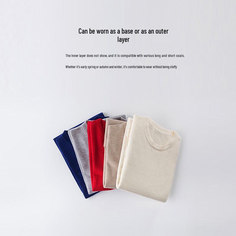 Hengyuanxiang Men's 100% Wool V-Neck Thin Cardigan