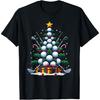 Golf Equipment Christmas Tree Christmas Golfer Women Men T-Shirt