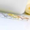 925 Silver Fashion V-Shaped Zircon Shiny Thin Ring for Women Anniversary Party Personalized High Quality Fine Jewelry