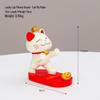 Lucky Cat Resin Mobile Holder - Cute Office Desktop Decoration Gift