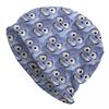 Grizzy Beer Cartoon Bonnet Hats Autumn Winter Outdoor Skullies Beanies Hat for Unisex Women Spring Head Wrap Cap