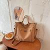 2026 Women's Large Capacity Canvas Tote: Versatile, Fashionable Handheld Shoulder Bag for Commuting