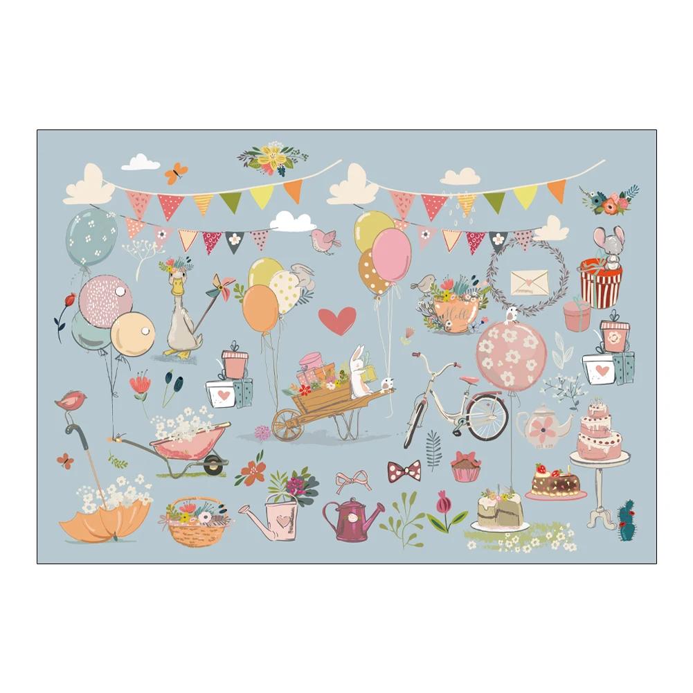 Cartoon Rocket Cosmic Carpet Non-slip Childrens Carpets Living Room Bedroom Alphanumeric Learning Game Carpet Mats Rug Baby Mat