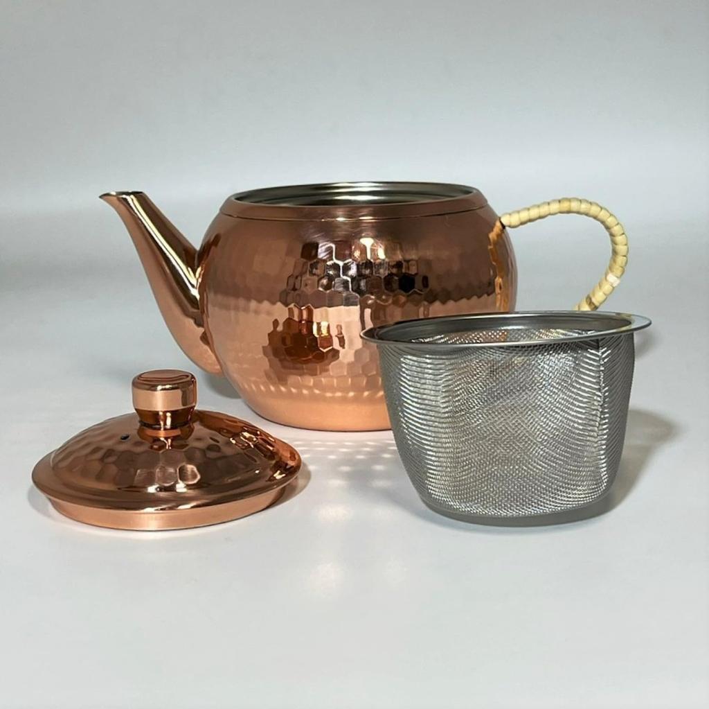 Nihon Tosai Shokuraku Kobo Back Teapot (with strainer)