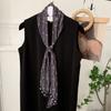 Scarf  for Women Versatile Neck Flower Scarf Versatile Striped Headband Hairband Scarf