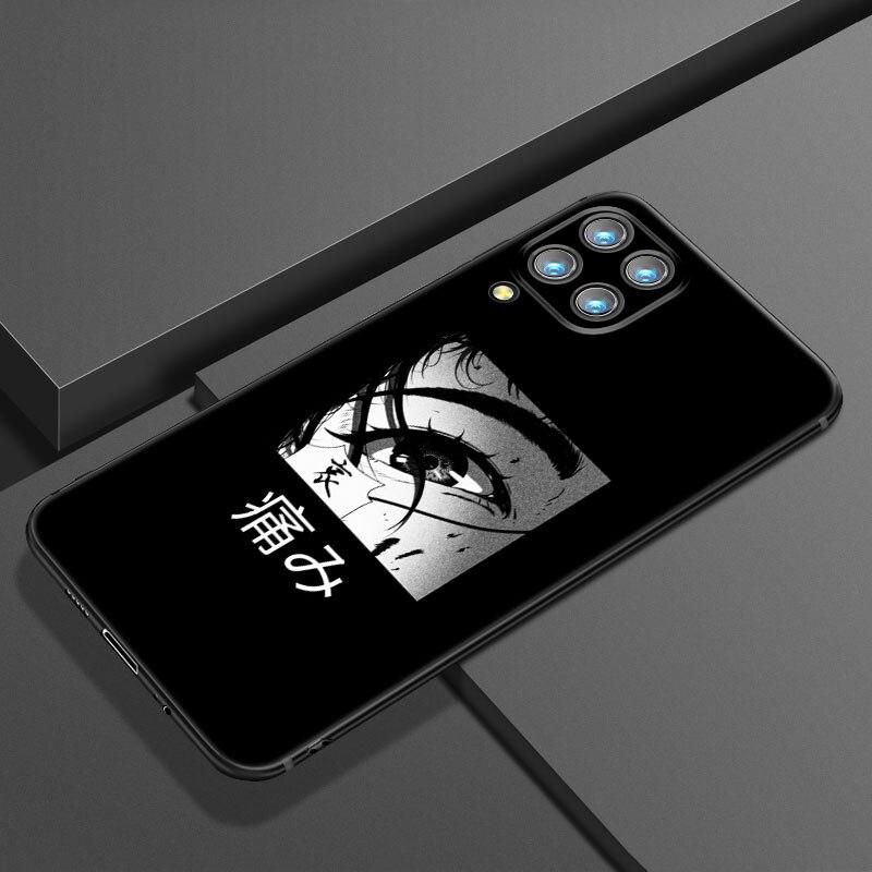 Sad Japanese Anime Aesthetic Phone Case For Samsung A21 A30 A50 A52 S A13 A22 A32 4G A23 A33 A53 A73 5G A12 A31 A51 A70 A71 A72