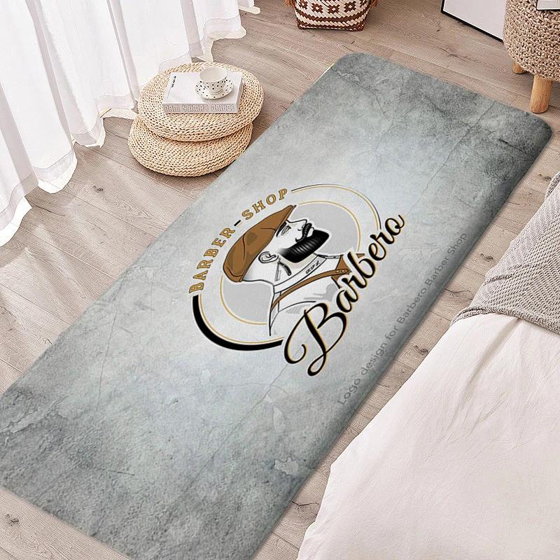 Badkamerkleed Kapsalon Slaapkamer Tapijten Woonkamer Op Maat Wasbaar Antislip Keukenmatten Flanel Zachte Deurmat Entree