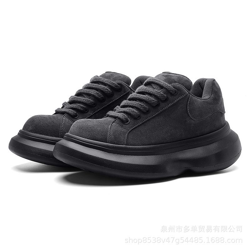 

Классический ретро-стиль толстая подошва амортизация папины кроссовки для улицы легкие и удобные повседневные модные кроссовки 36 чёрный