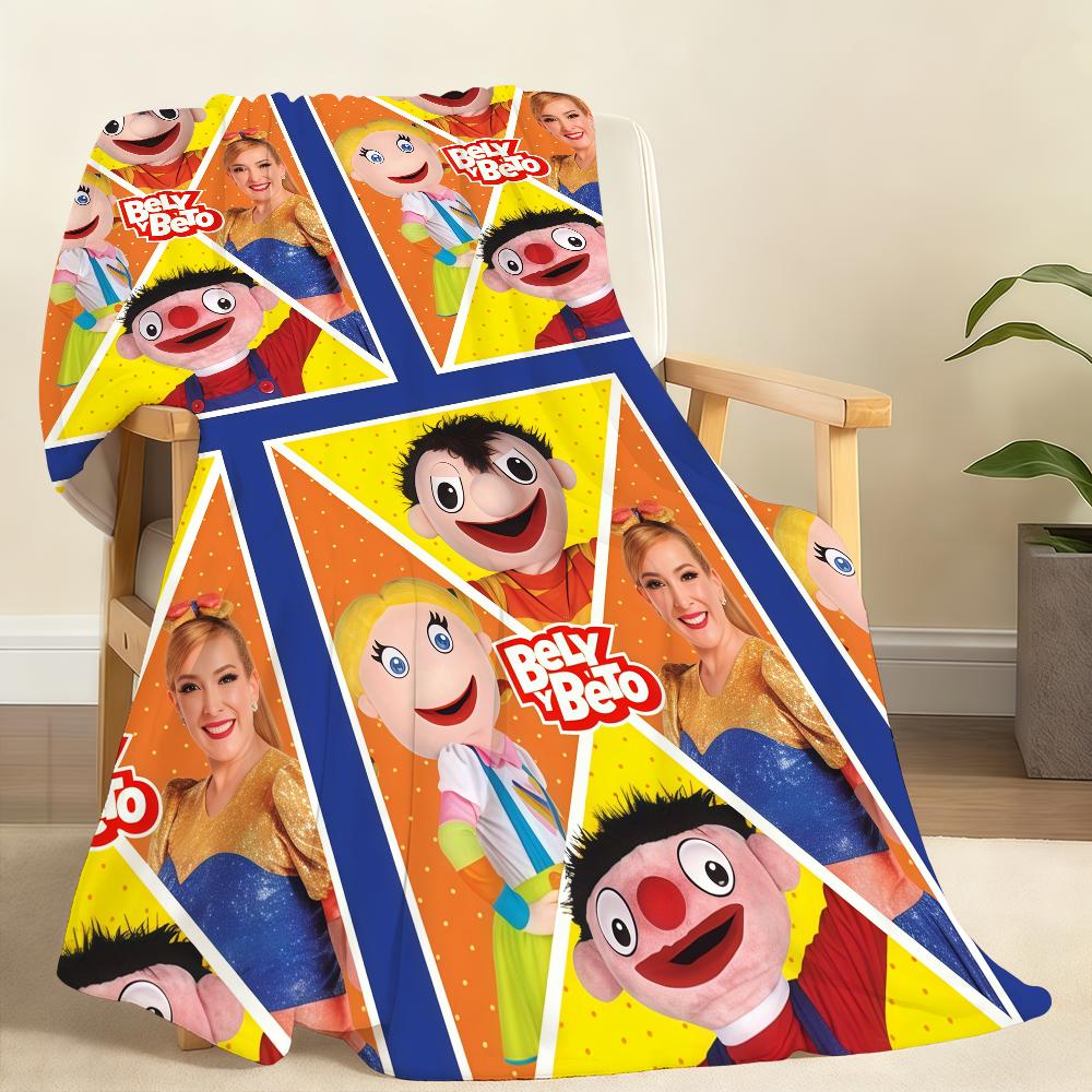 

Cartoon Cute B Bely y B Beto O Blanket Soft Throw Blanket for Home Bedroom Bed Sofa Picnic Travel Office Rest Cover Blanket Gift 130x150cm