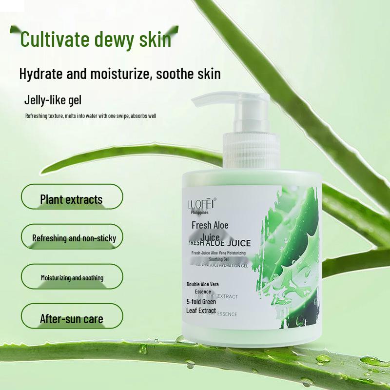 Гель алоэ вера: Увлажняющий и успокаивающий крем для сухой, напитаной и освеженной кожи