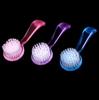 1X Handheld Round Head Washing Brush Nail Art UV Gel Dust Clean Brush Cap Tools
