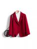 Women's Double-Faced Wool Blazer – Winter Slimming Essential Coat for a Versatile and Casual Workplace Look