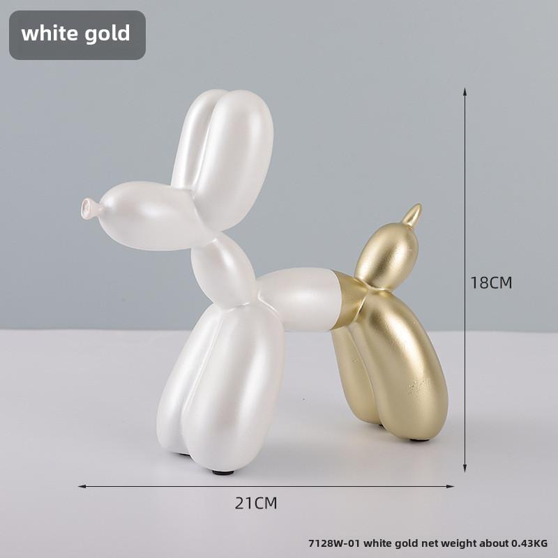 

Balloon Resin Dog Sculpture For Modern Home Office And Event Gift Decorations