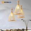 JOYINLED Traditional Chinese Bamboo Woven Pendant Light Shade Creative Style Light for Restaurant and Home Decor Lamps Aesthetic
