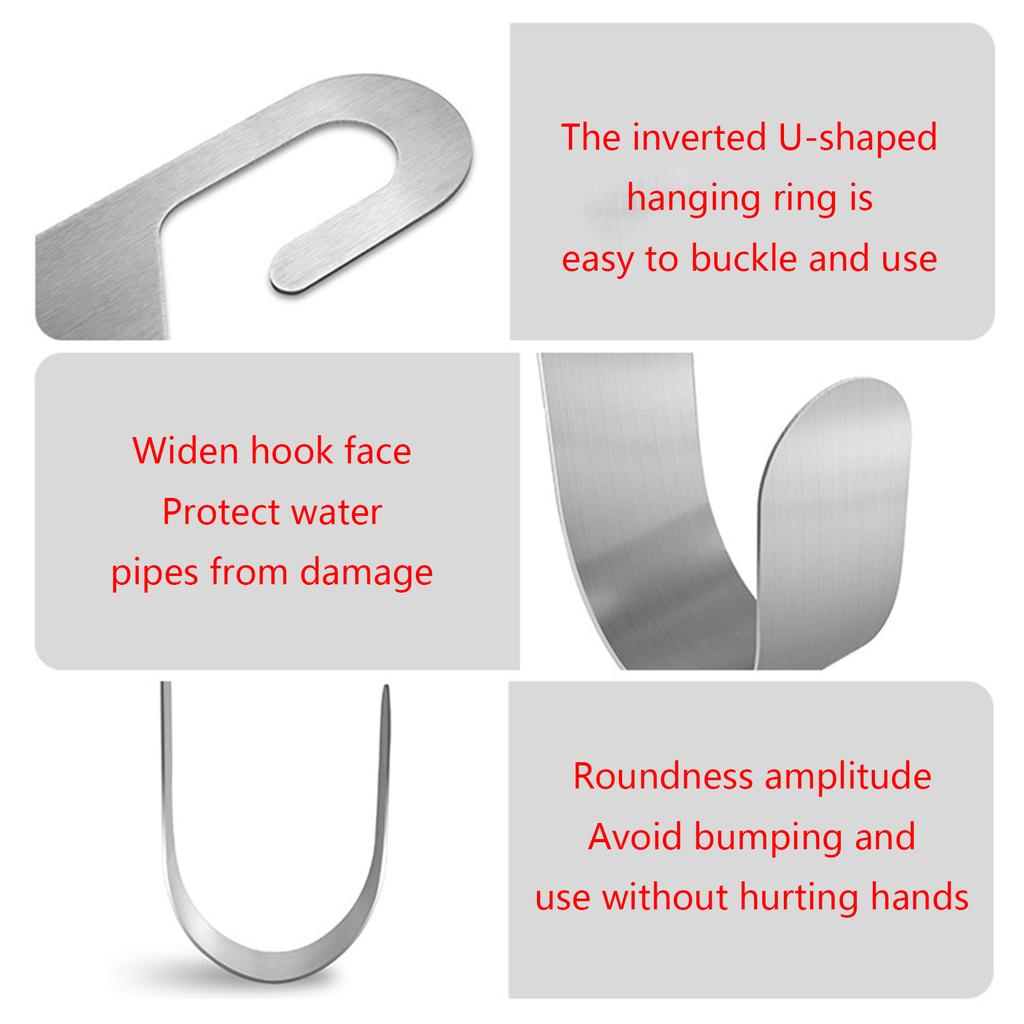 Storage Hook Rack Hose Holder Outdoor Faucet Hanger Garden Hanging Hooks Stainless Steel Material for Garden Faucets