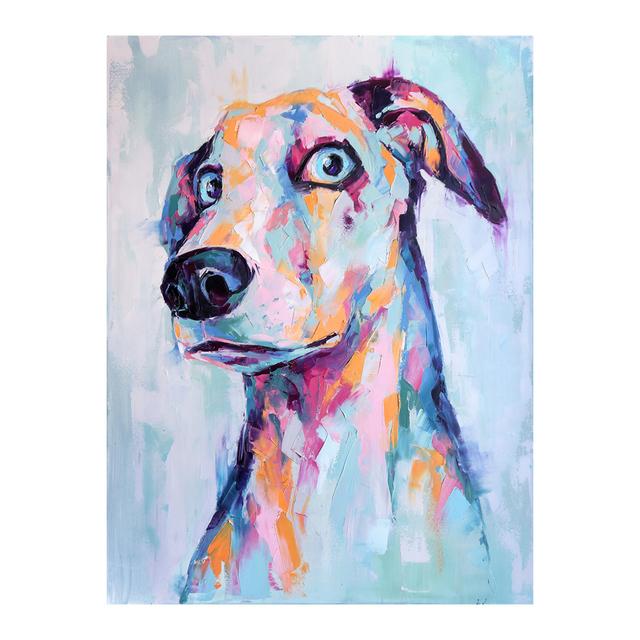 

Abstract Cute Animal Canvas Painting Graffiti Art Dog Posters and Prints Modern Wall Art Pictures for Home Decoration No Frame 21*30cm No Frame