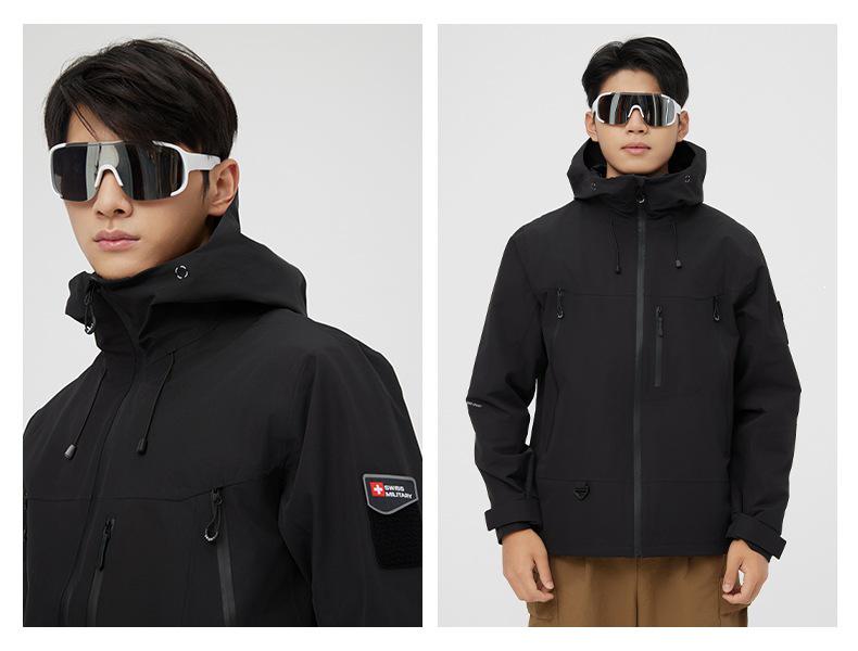 High-Quality Unisex 3-in-1 Waterproof Windproof Jacket Set for Autumn/Winter