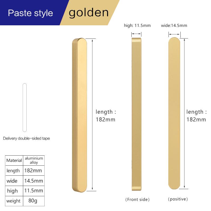 Uchwyt do drzwi przesuwnych szafa drzwi stodoły łazienka szklane drzwi uchwyt jedna para Przyklej Użyj taśmy dwustronnej