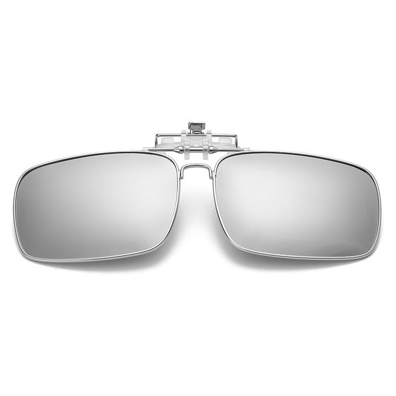 Flip Up Clip on Sunglasses Men Polarized Yellow Lens Night Vision Women Car Driving Gogglesanti Male Myopic Clips Eyeglasses