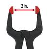 2 Inch Light Duty Spring Clamp 8 Pack Ergonomic Handles Heavy Duty Resin Single Hand Operation Swivel Grip Ideal DIY Arts Crafts