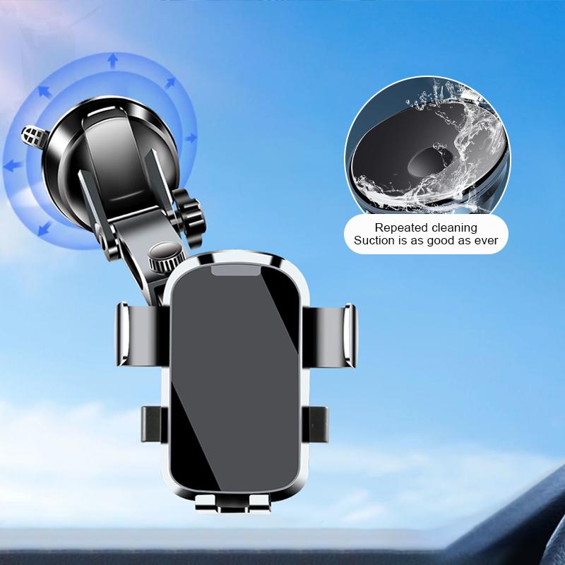 SEAMETAL Car Phone Holder Dash Mount Stand Universal Mobile Phone Holder GPS Support