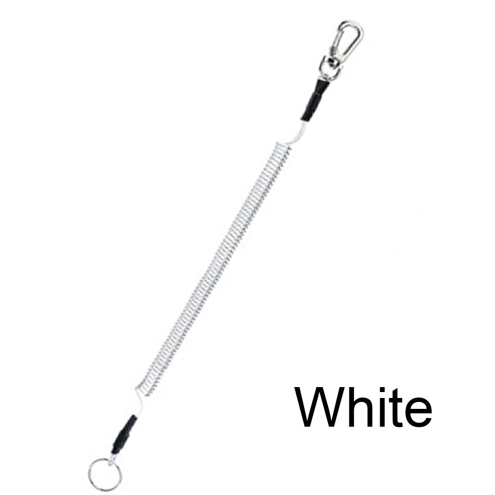Tether Portable Fishing Lanyards Security Gear Tool Spring Elastic Rope Anti-lost Phone Keychain