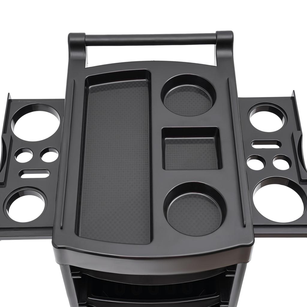 Hair Salon Storage Tool Cart 6-Layer Salon Cart with Wheels Space Saving Barber Station Trolley Rolling Carts for SPA Tattoo