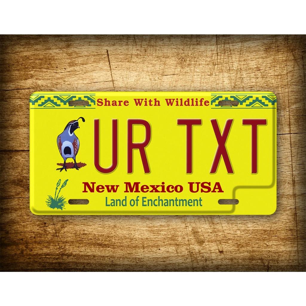 Custom New Mexico Wildlife Metal Sign Vintage Retro Tin Plate Poster Home Bar Cave Decorative Plaque