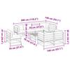 9 piece garden sofa set with cushions wax brown pine wood