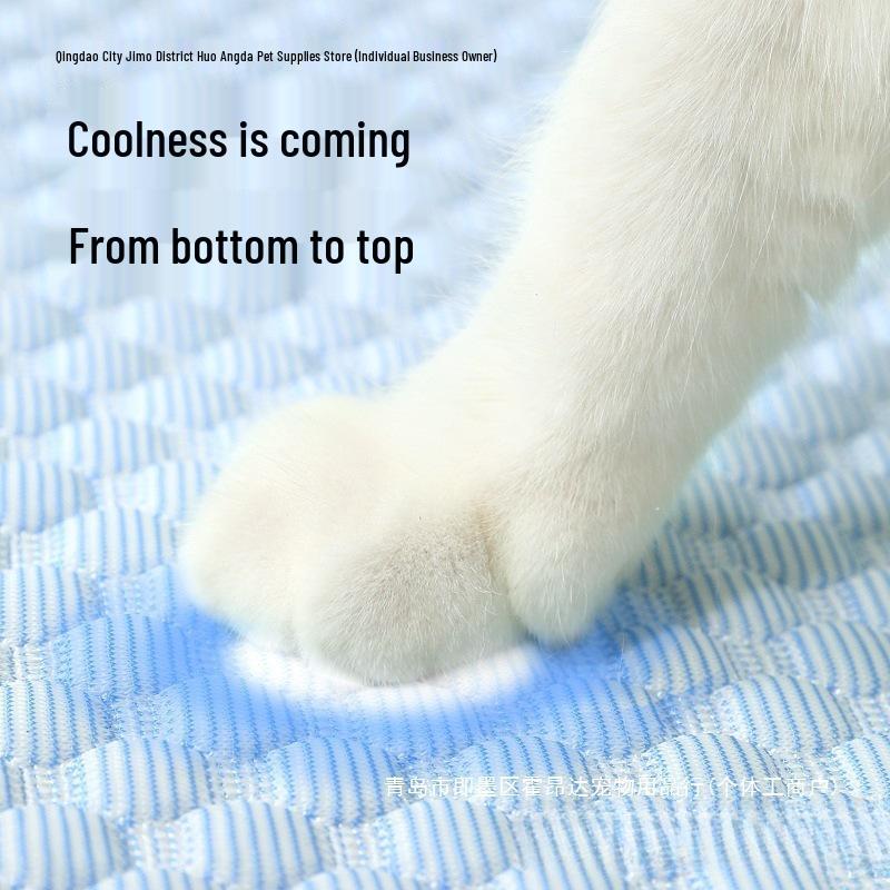 Summer Cooling Ice Pad: Ice Silk Mat for Dogs and Cats