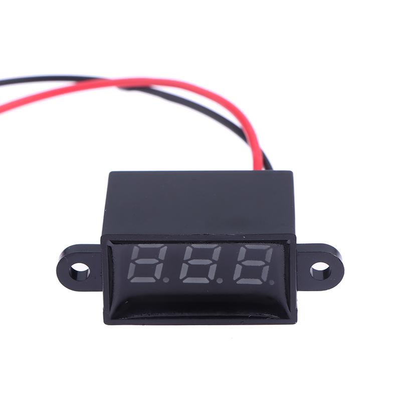 Dc 3.0V-30.0V Digital Car Voltmeter Automotive Voltage Meter Waterproof 12V Led Display Voltage Monitor Tester Motorcycle Car