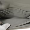 Used 11569 Saffiano Stripe Long Flap Wallet 1MH132 2E3O F0PGW 7941 Nube Gray Unused Logo Marumo Unisex from Japan