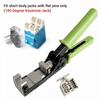 110 AMP Type Network Module Punch Down Tool 180 Degree Wire Cutter CAT5 Installation