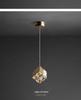 Modern Minimalist Crystal Pendant Light for Bedroom, Study, Bar, or Staircase