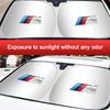 Zshqj9 Thicken Car Sun Visor Sunshade Strong UV Resistance Front Glass Sunscreen For BMW M M3 M5 X1 X3 X5 X6 E46 E39 E36 E60 Accessory